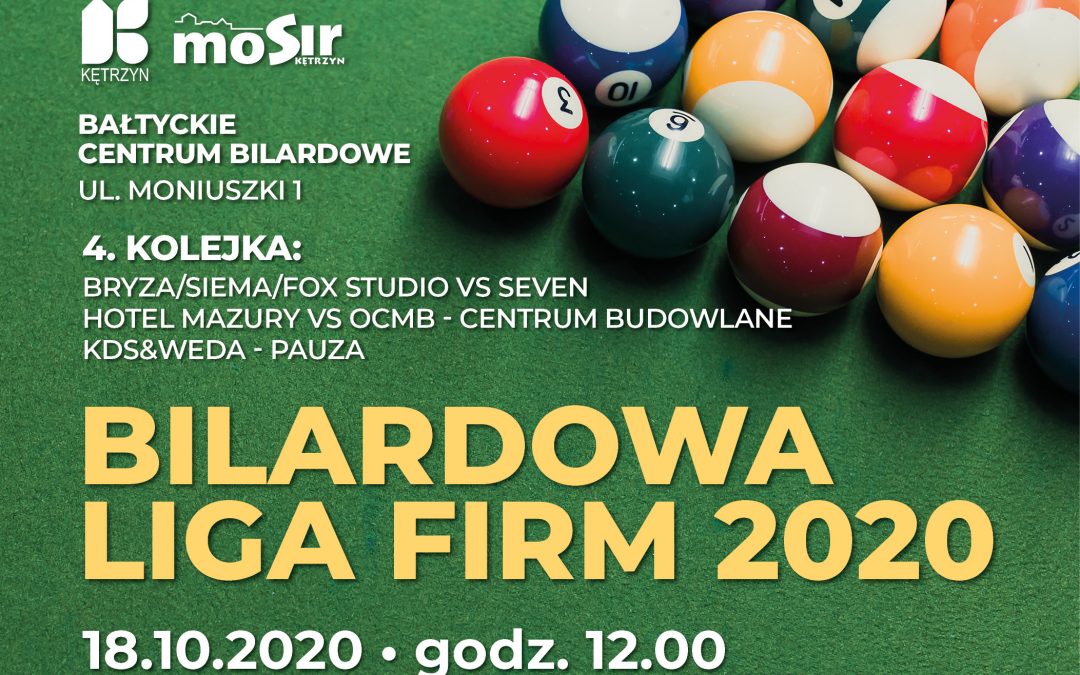 BILARDOWA LIGA FIRM 2020 18.10.2020 12:00
